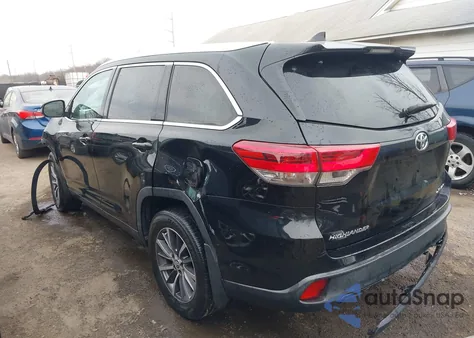2019 Toyota Highlander Xle из США, поврежденный, VIN 5TDJZRFH3KS732604